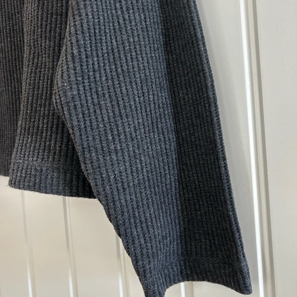 Gap oversized long sleeve waffle t-shirt - Picture 4 of 8